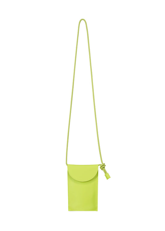 A product shot of the GOOD GOODS ISSEY MIYAKE PACKAGE bag in light green (60).