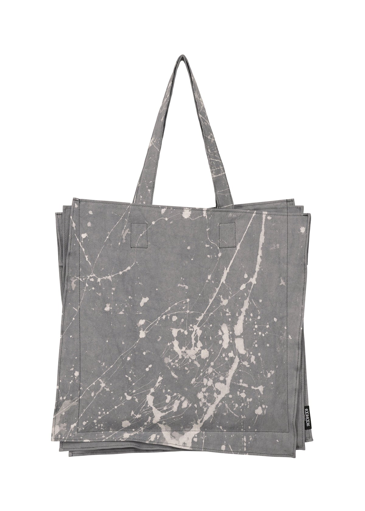 A product shot of the GOOD GOODS ISSEY MIYAKE IROGAMI BASSEN bag in grey (12).