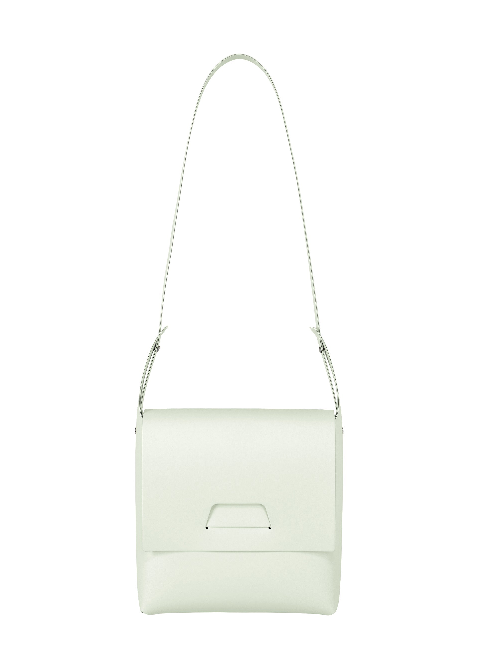 A product shot of the GOOD GOODS ISSEY MIYAKE BOX bag in mint green (59).
