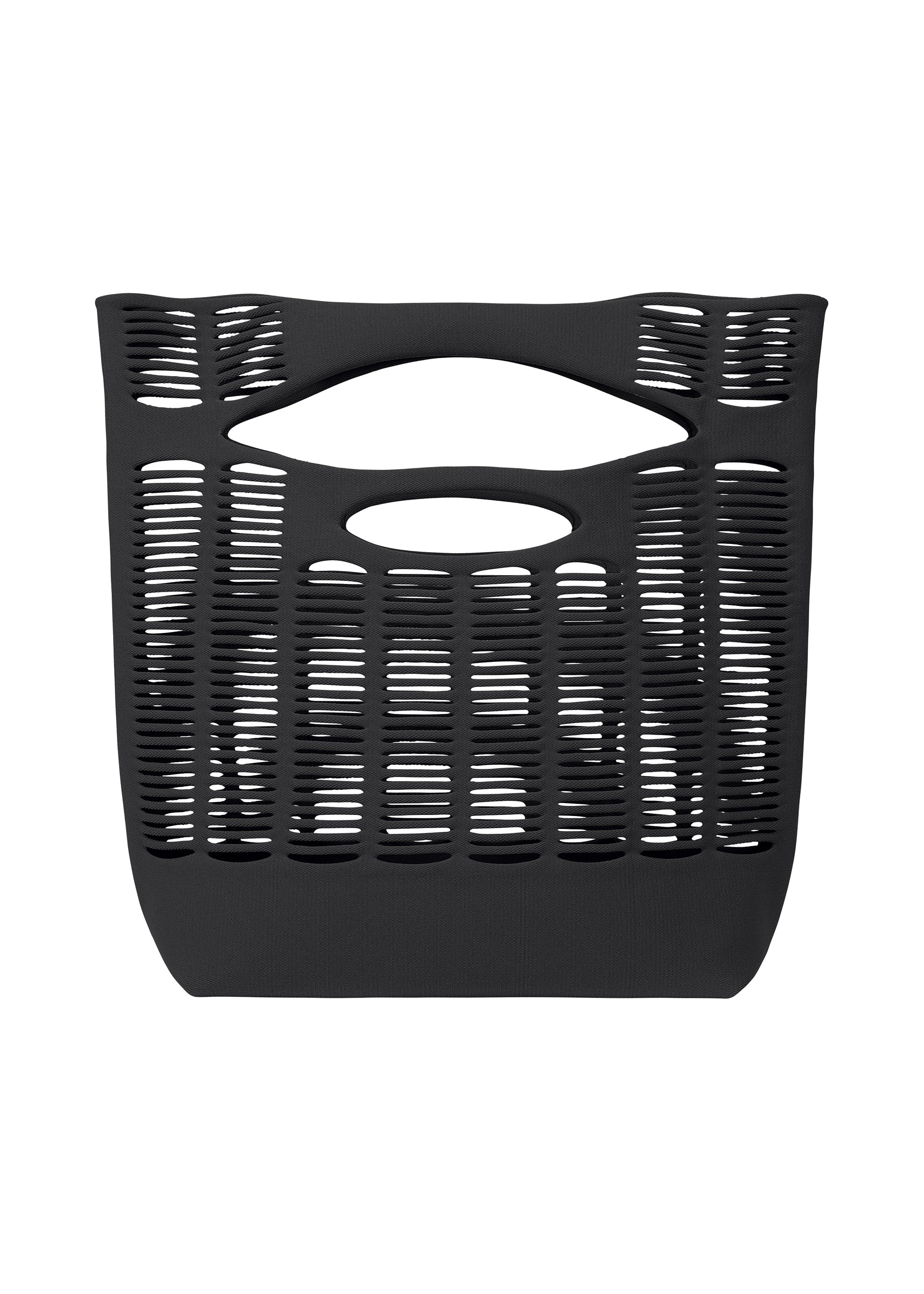 A product shot of the GOOD GOODS ISSEY MIYAKE MOKKO TOWN SHOULDER bag in black (15).