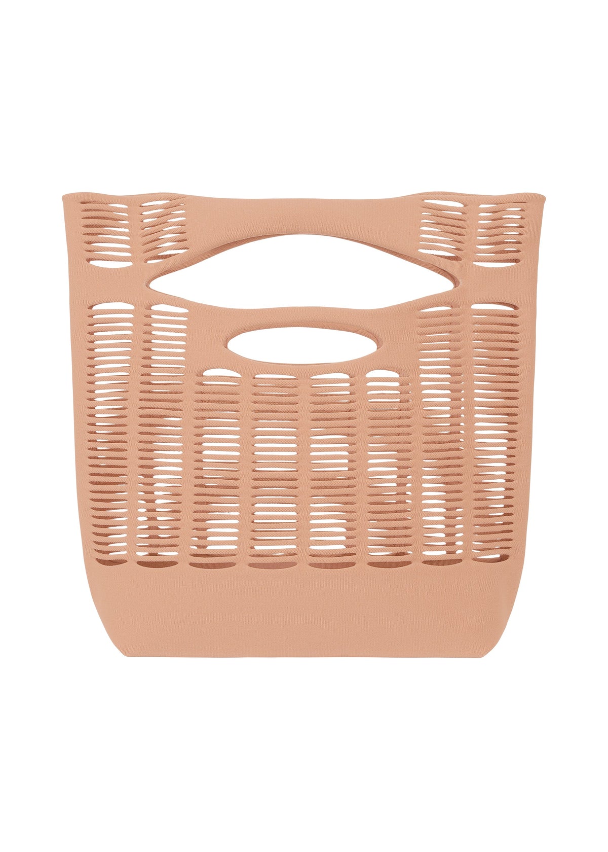 A product shot of the GOOD GOODS ISSEY MIYAKE MOKKO TOWN SHOULDER bag in rose dust (25).