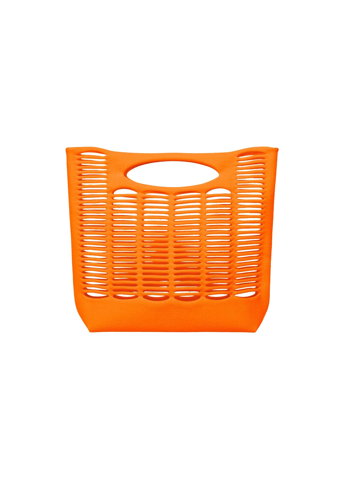 A product shot of the GOOD GOODS ISSEY MIYAKE MOKKO S.C. bag in bright orange (33).