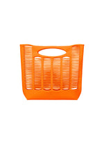 A product shot of the GOOD GOODS ISSEY MIYAKE MOKKO S.C. bag in bright orange (33).