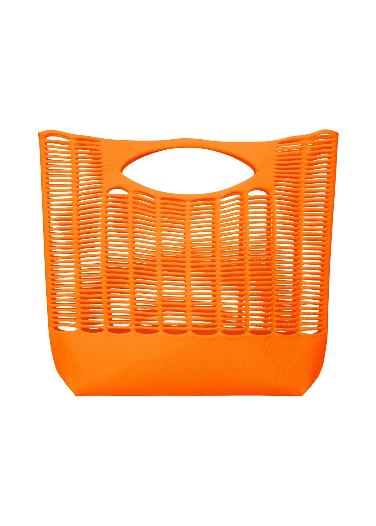 A product shot of the GOOD GOODS ISSEY MIYAKE MOKKO S.C. bag in bright orange (33).