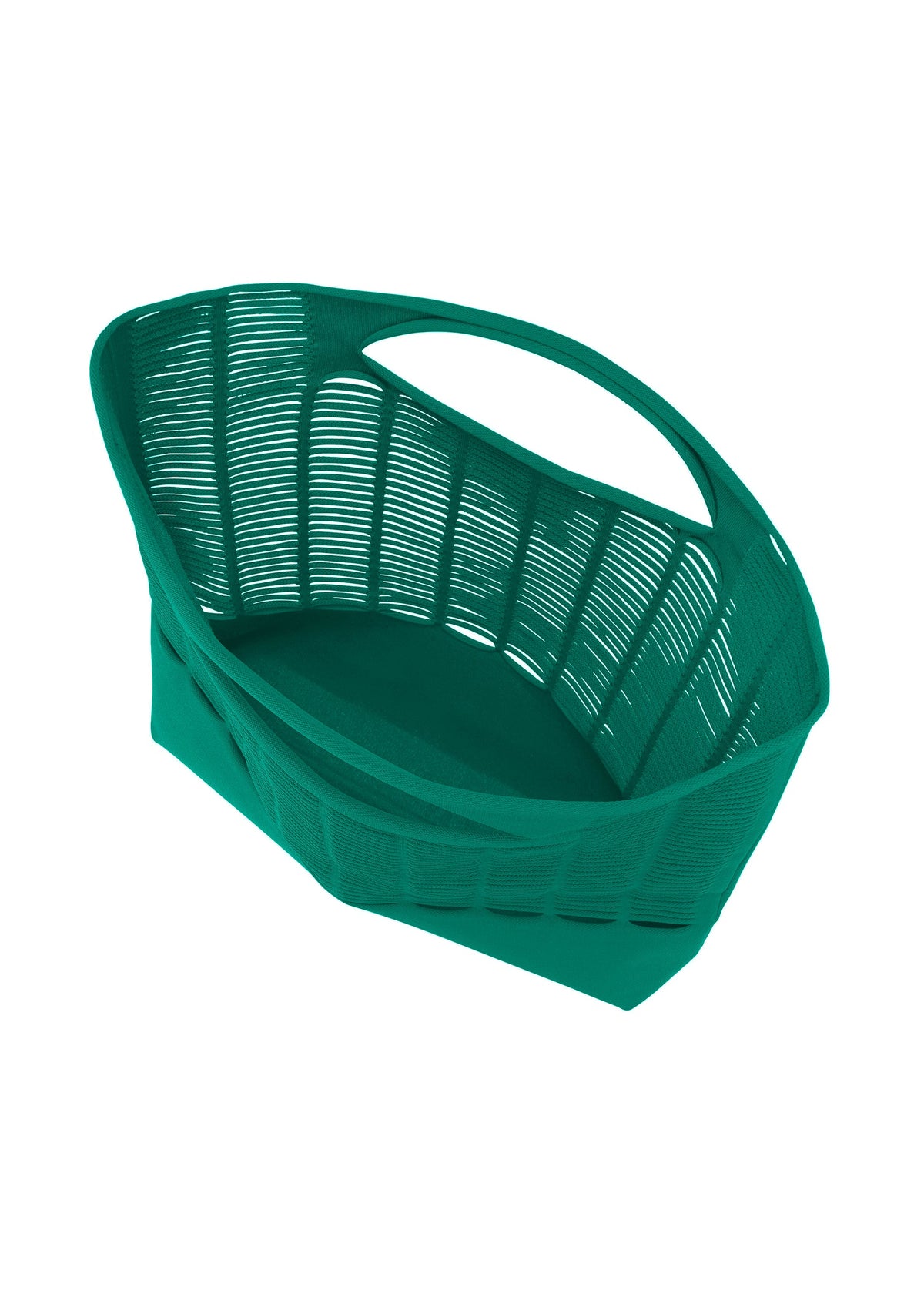 A detail shot of the GOOD GOODS ISSEY MIYAKE MOKKO S.C. bag.