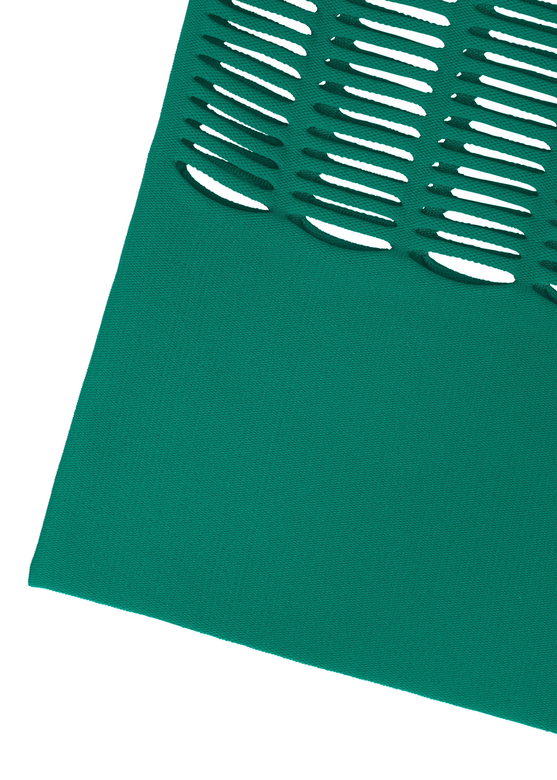 A detail shot of the GOOD GOODS ISSEY MIYAKE MOKKO S.C. bag.