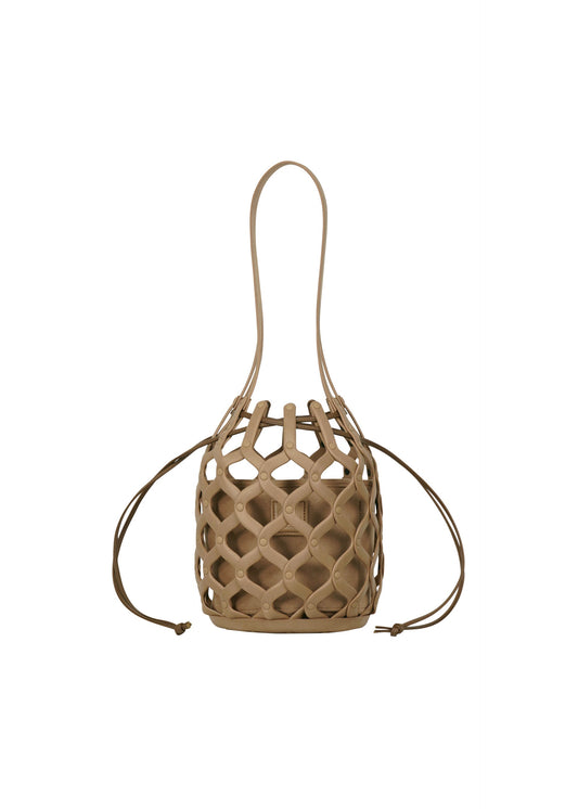 A product shot of the GOOD GOODS ISSEY MIYAKE AMIME bag in beige (41).
