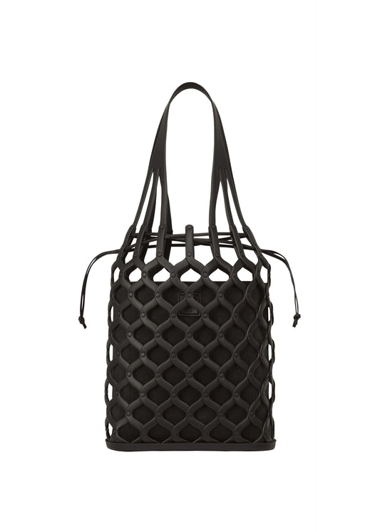 A product shot of the GOOD GOODS ISSEY MIYAKE AMIME bag in black (15).