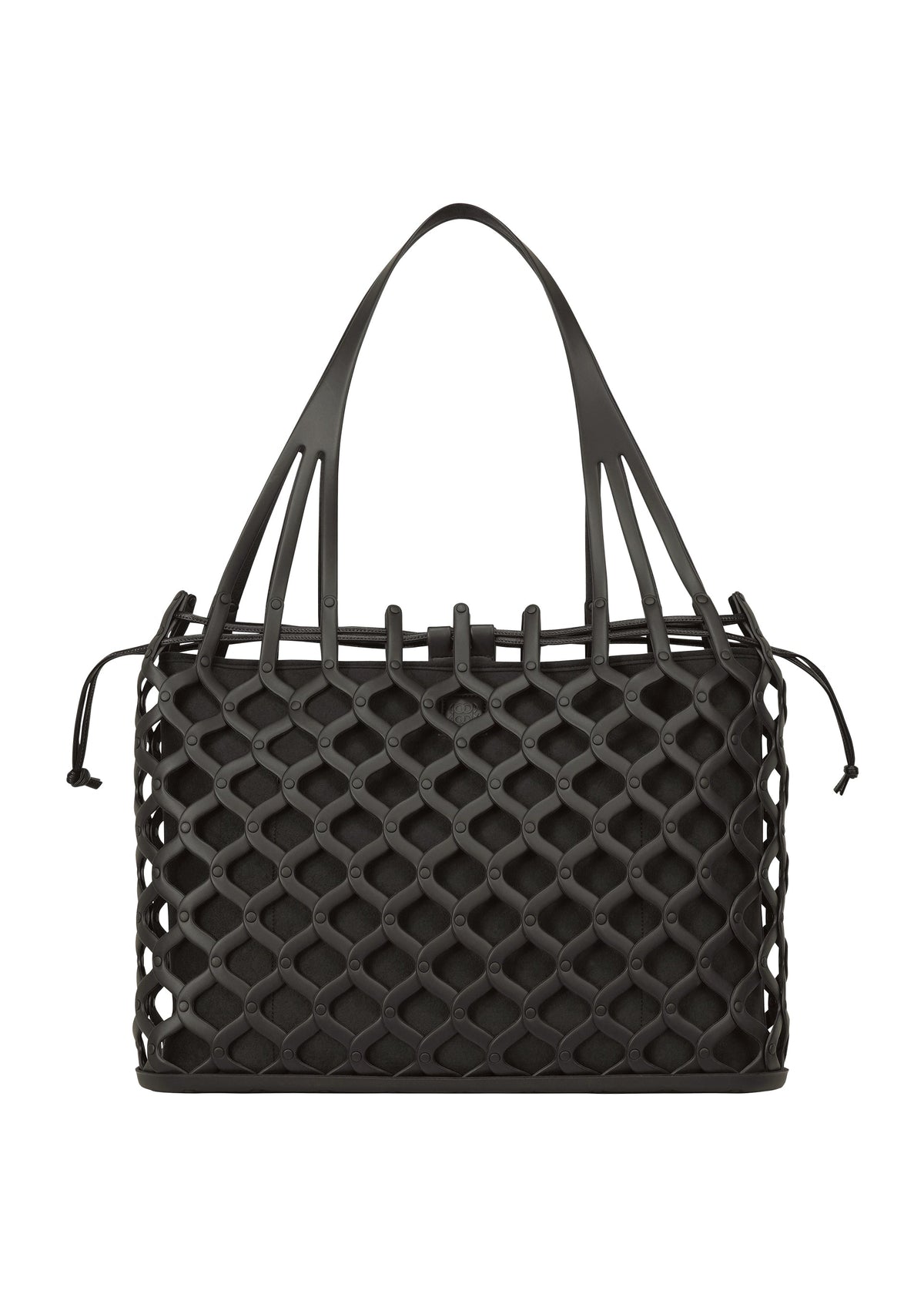 A product shot of the GOOD GOODS ISSEY MIYAKE AMIME bag in black (15).