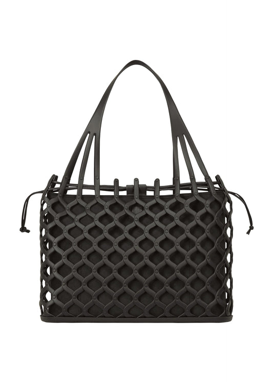A product shot of the GOOD GOODS ISSEY MIYAKE AMIME bag in black (15).