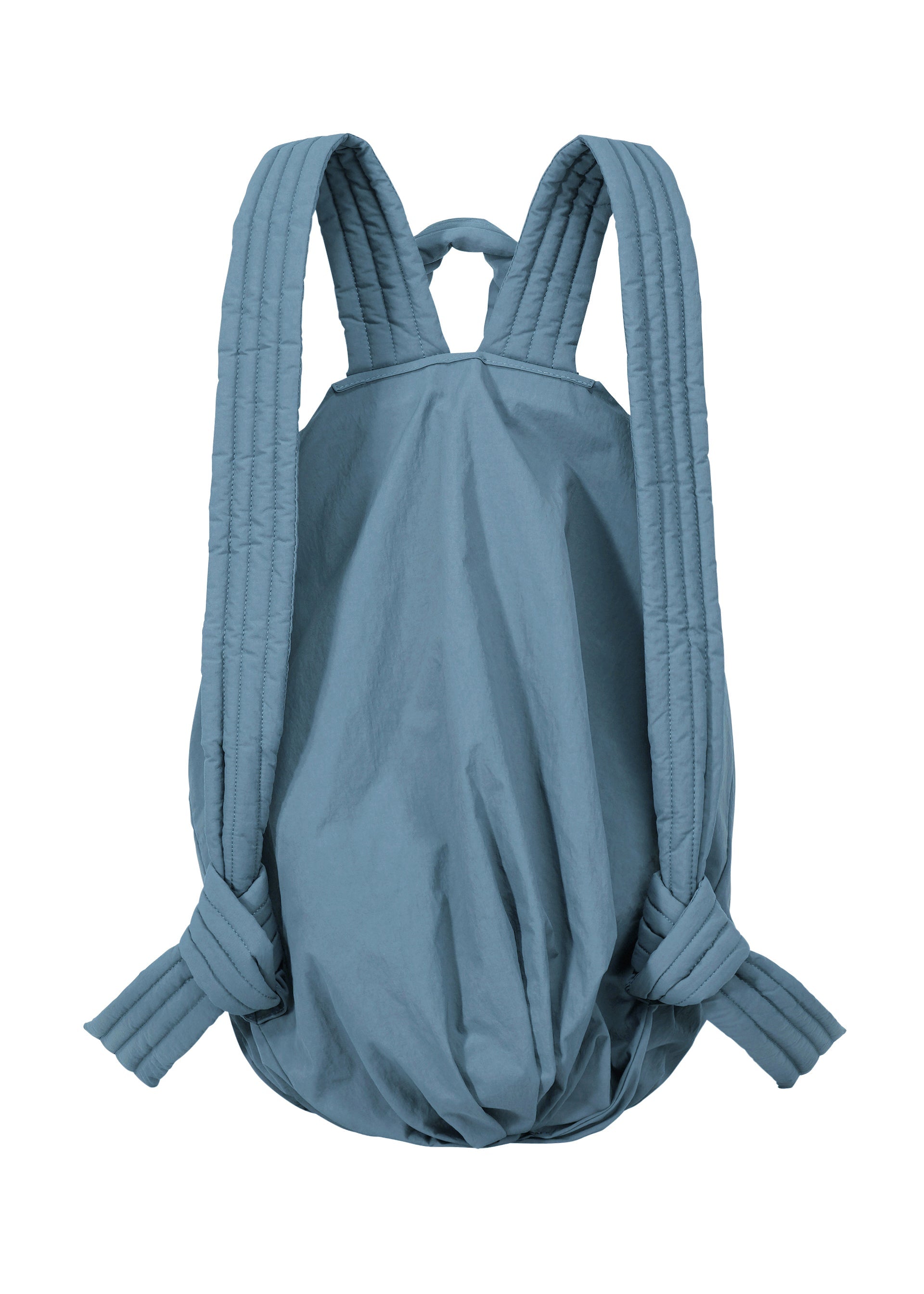 A detail shot of the GOOD GOODS ISSEY MIYAKE FUWA FUWA bag.