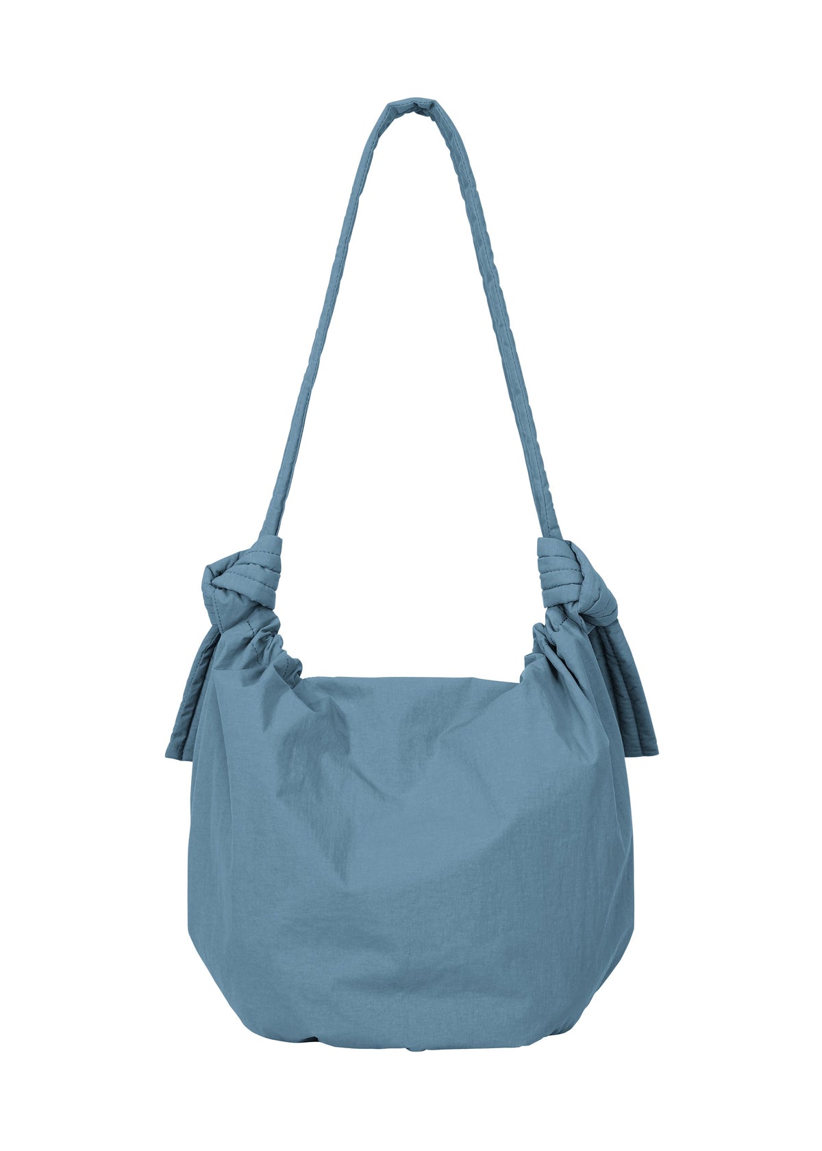 A detail shot of the GOOD GOODS ISSEY MIYAKE FUWA FUWA bag.