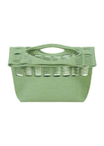 A detail shot of the GOOD GOODS ISSEY MIYAKE MOKKO TWILL bag.