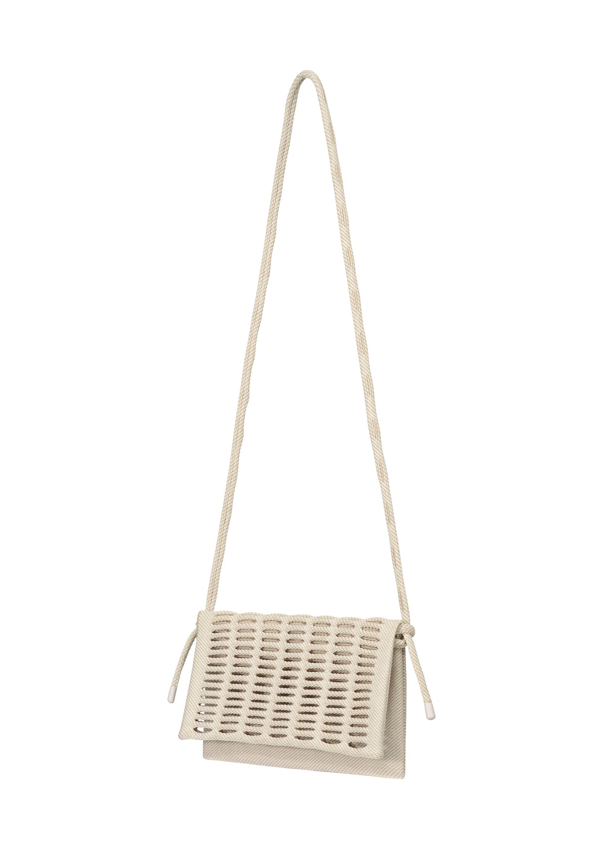A detail shot of the GOOD GOODS ISSEY MIYAKE MOKKO TWILL bag.