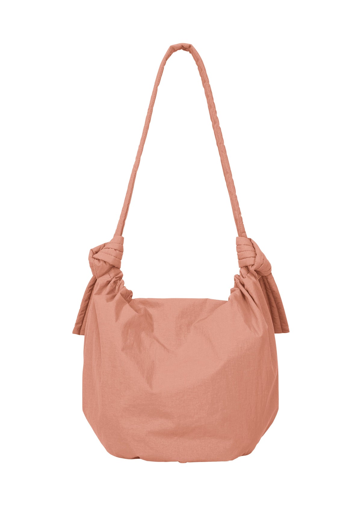 A detail shot of the GOOD GOODS ISSEY MIYAKE FUWA FUWA bags.