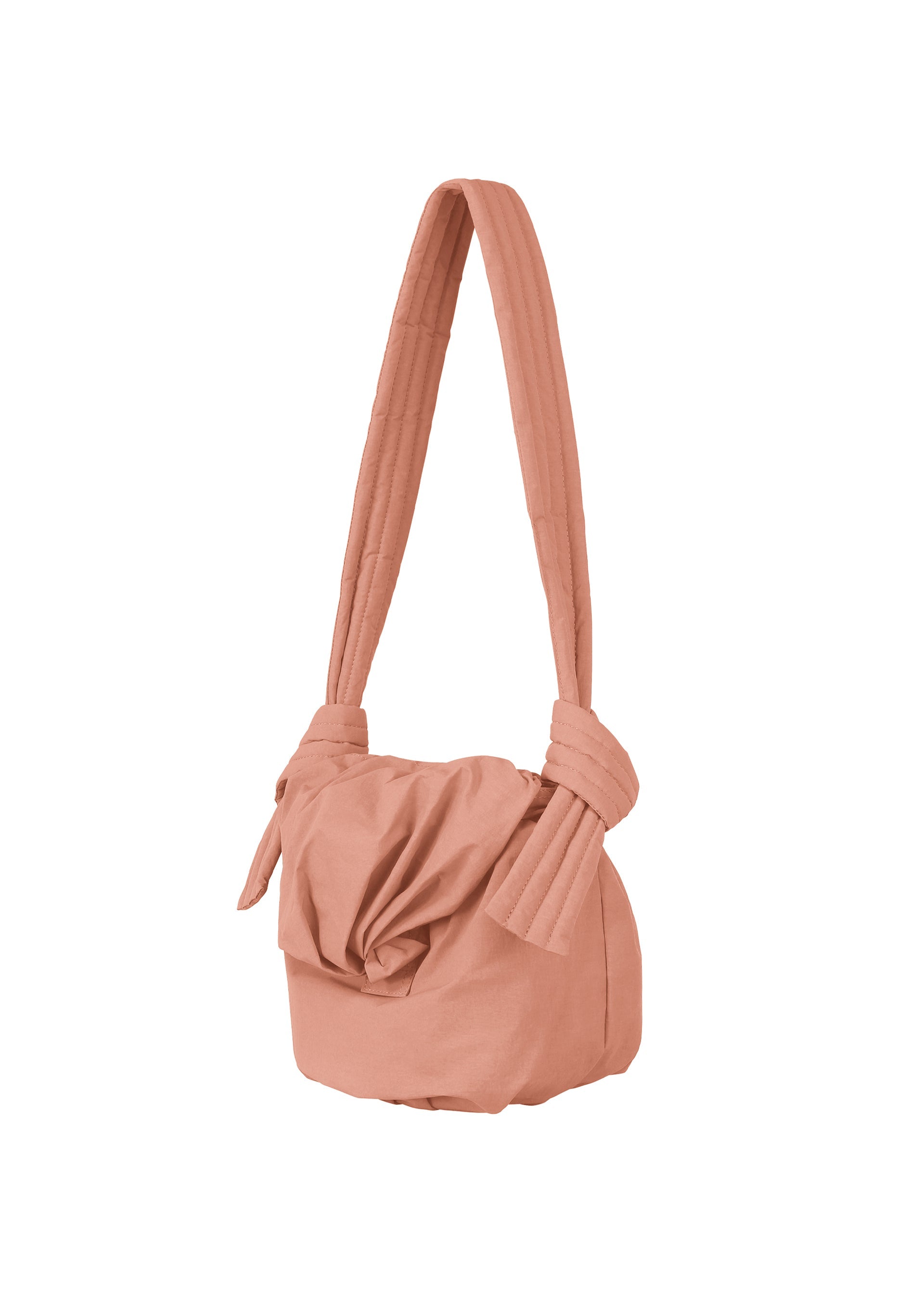 A detail shot of the GOOD GOODS ISSEY MIYAKE FUWA FUWA bags.