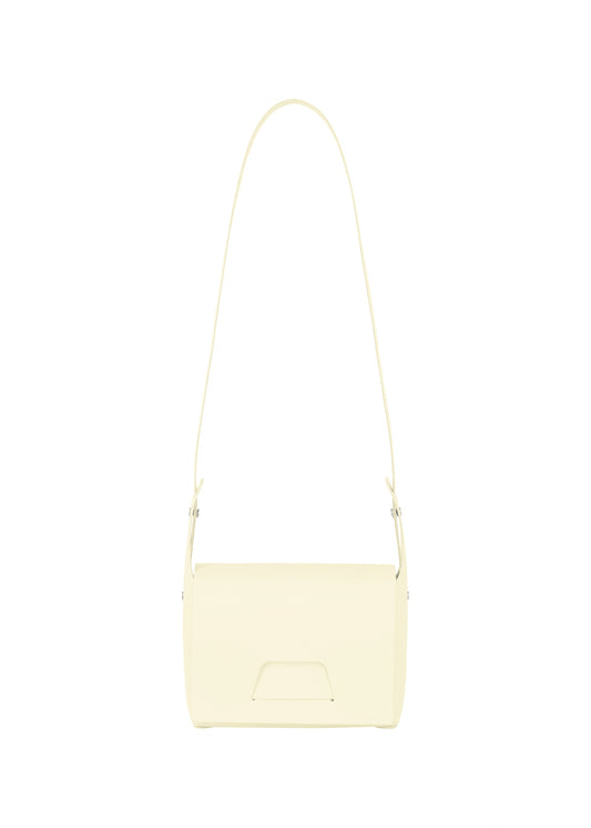 A product shot of the GOOD GOODS ISSEY MIYAKE BOX bag in cream (50).