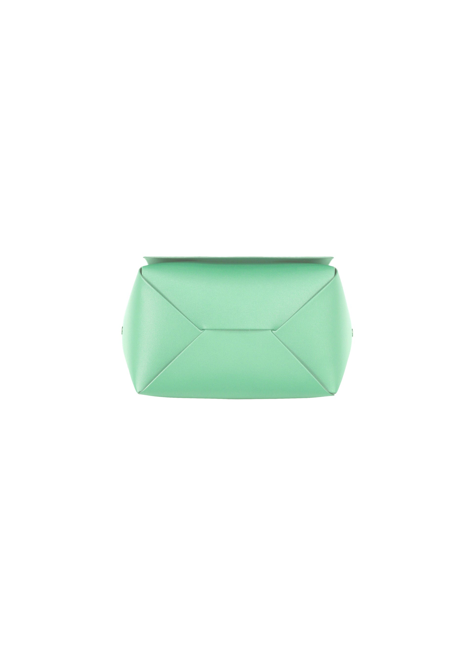 A detail shot of the GOOD GOODS ISSEY MIYAKE BOX bag.