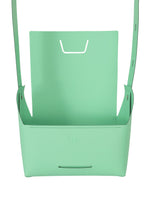 A detail shot of the GOOD GOODS ISSEY MIYAKE BOX bag.