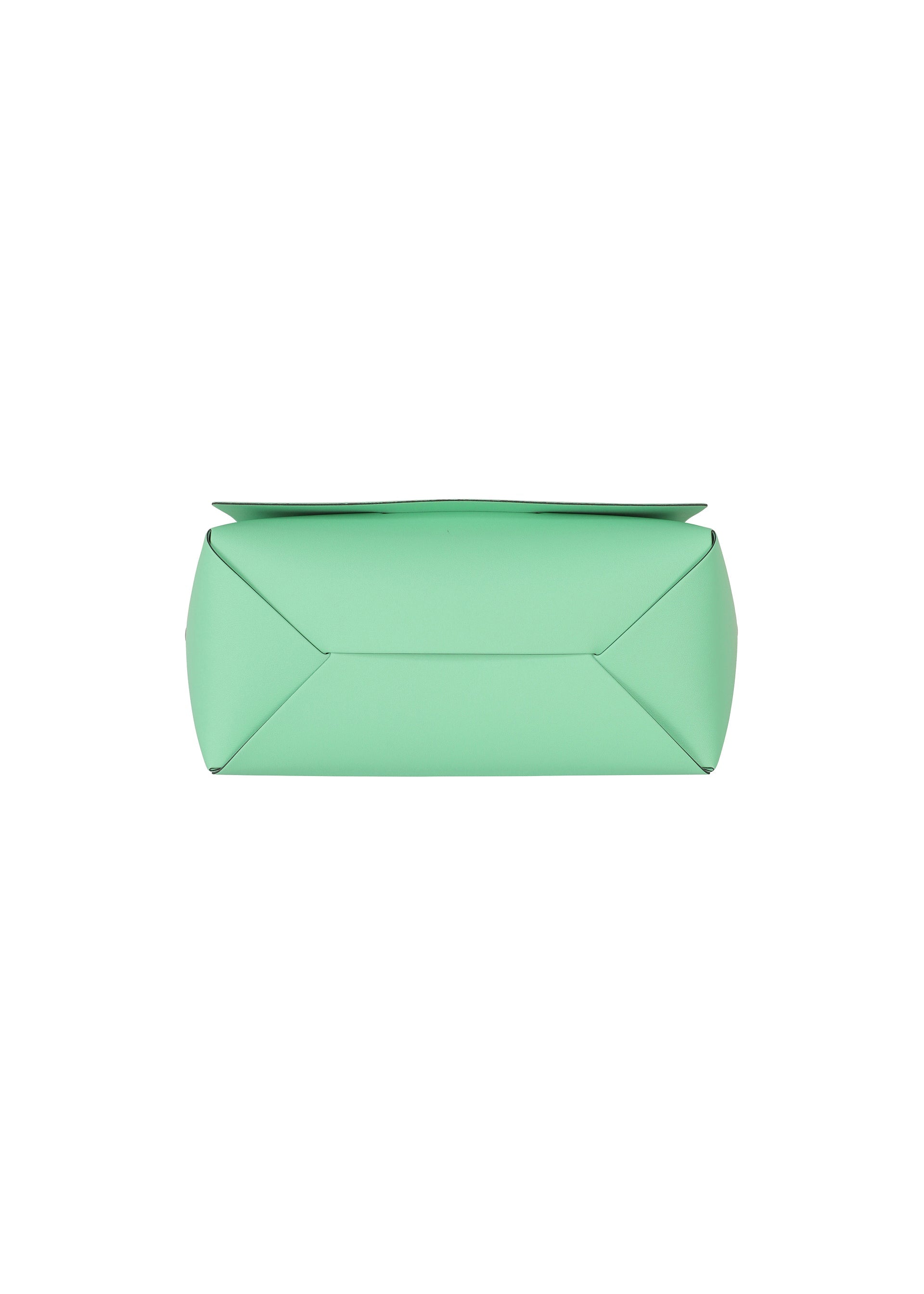 A detail shot of the GOOD GOODS ISSEY MIYAKE BOX bag.