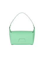 A detail shot of the GOOD GOODS ISSEY MIYAKE BOX bag.