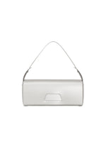 A detail shot of the GOOD GOODS ISSEY MIYAKE BOX handbag.