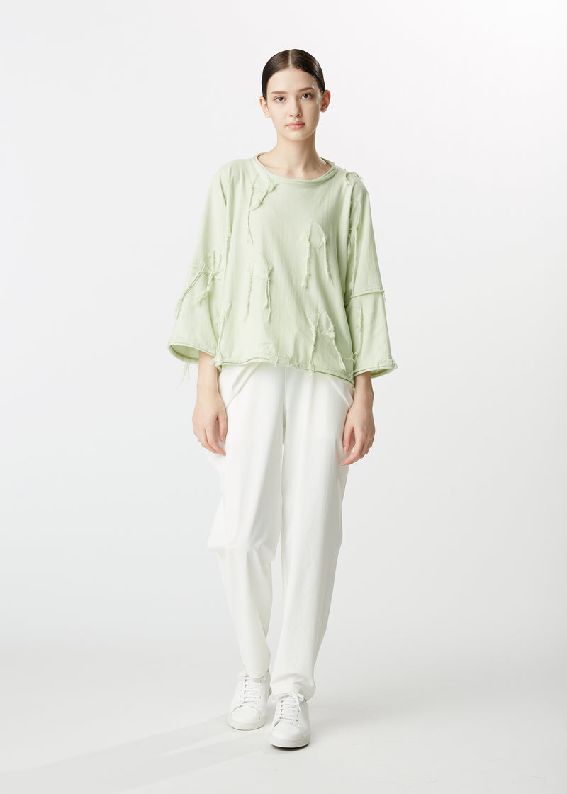 FRINGE TAIL Top Pale Green