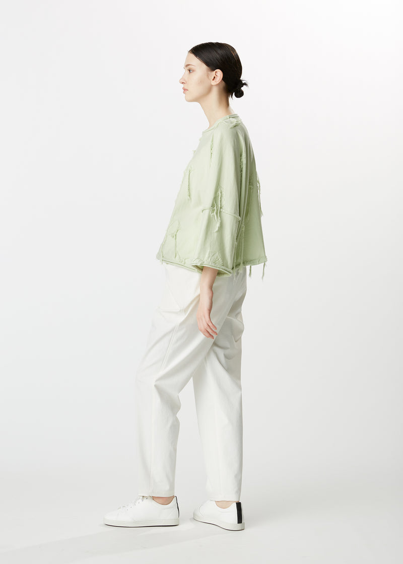 FRINGE TAIL Top Pale Green