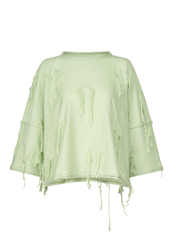 FRINGE TAIL Top Pale Green