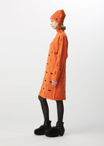 SLIT SQUARE Hat Khaki