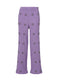 KYO CHIJIMI EMBROIDERY Trousers Purple