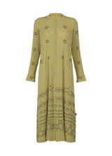 KYO CHIJIMI EMBROIDERY Dress Olive Green