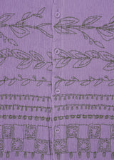 KYO CHIJIMI EMBROIDERY Dress Purple