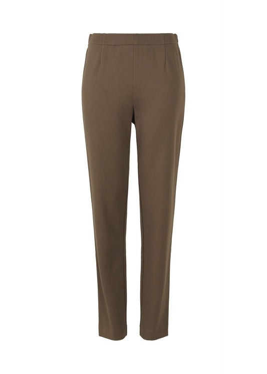 A product shot of the HAAT PONTE STRETCH trousers in dark brown (45).