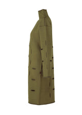 SLIT SQUARE Dress Khaki