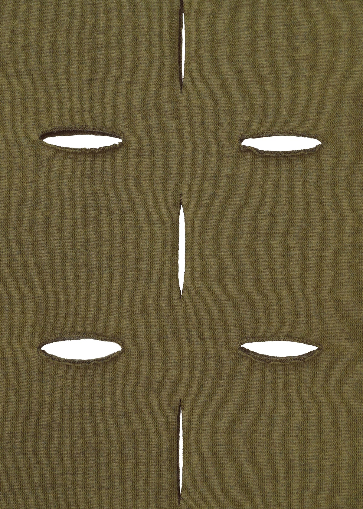 SLIT SQUARE Dress Orange