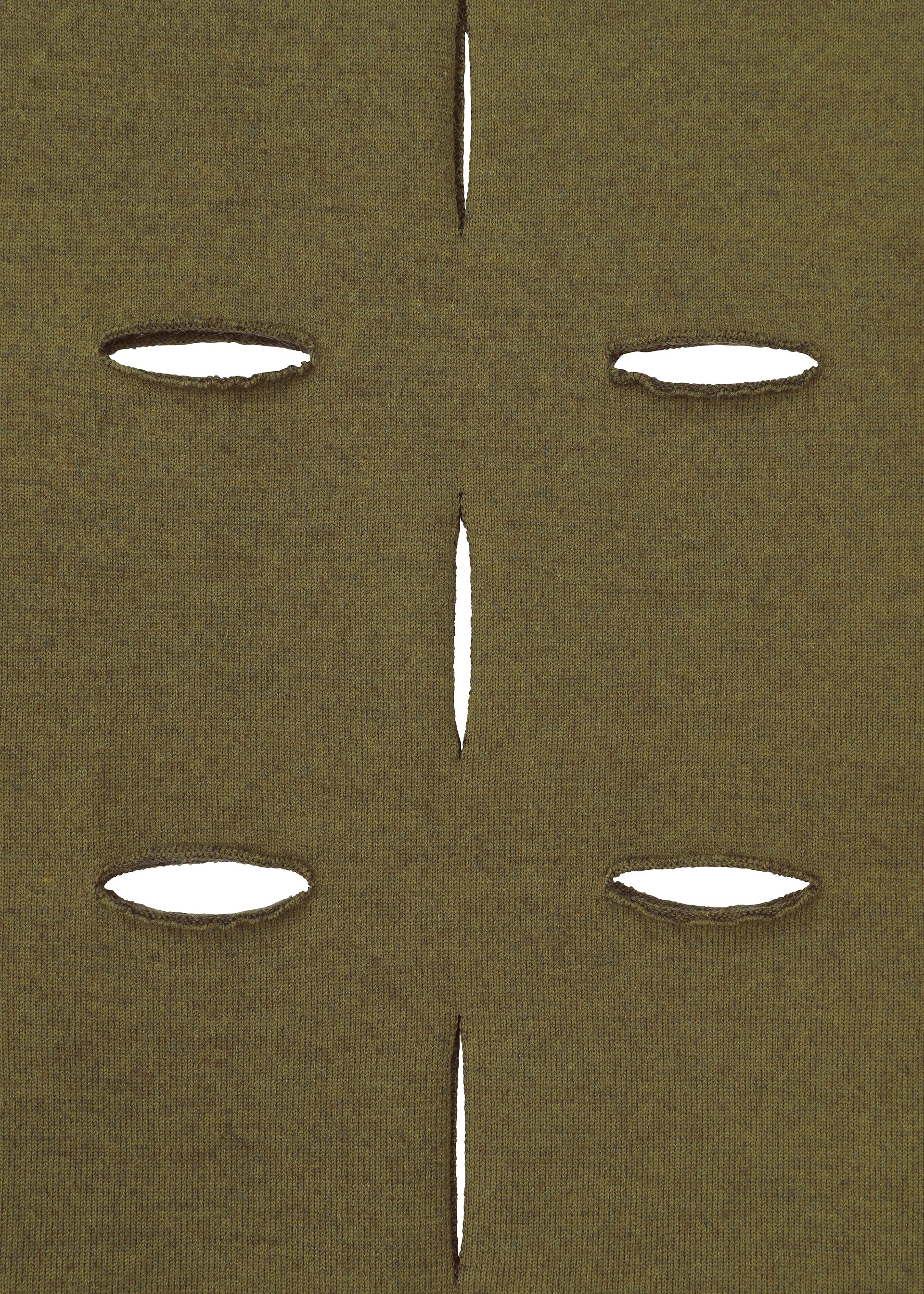 SLIT SQUARE Dress Orange