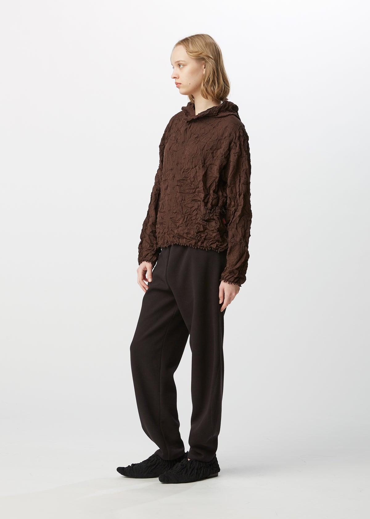 KUMO SHIBORI KNIT Cardigan Black