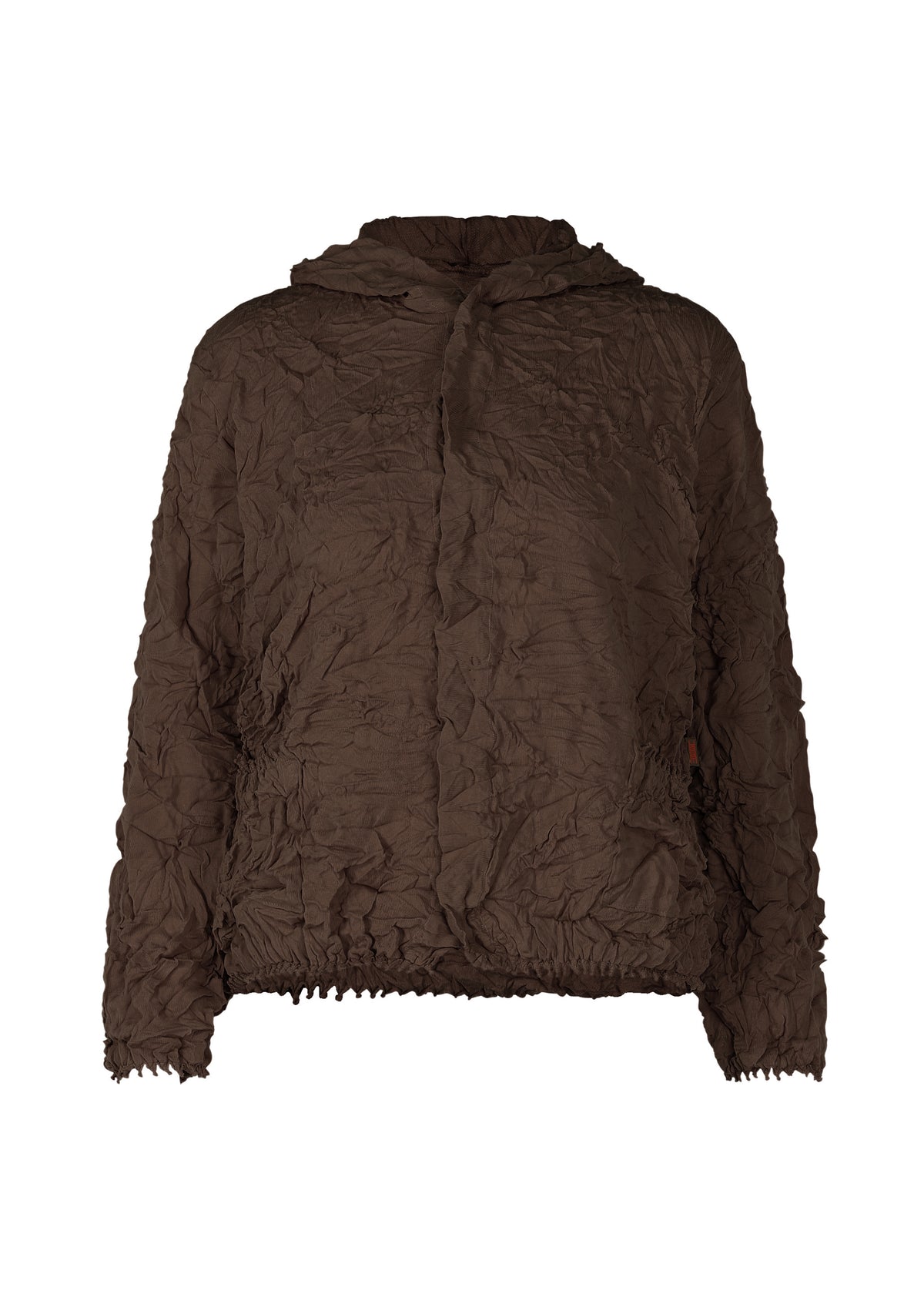 KUMO SHIBORI KNIT Cardigan Dark Brown