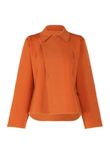 SLIT SQUARE Cardigan Orange