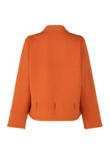 SLIT SQUARE Cardigan Orange