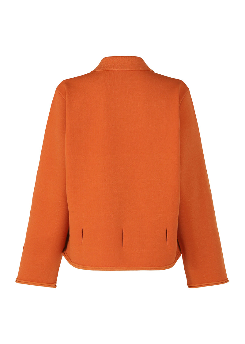 SLIT SQUARE Cardigan Orange