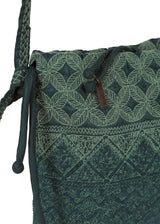 A detail shot of the HAAT CHENILLE VELOUR bag.