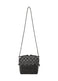 CHENILLE VELOUR Shoulder Bag Black