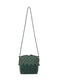 CHENILLE VELOUR Shoulder Bag Peacock Green