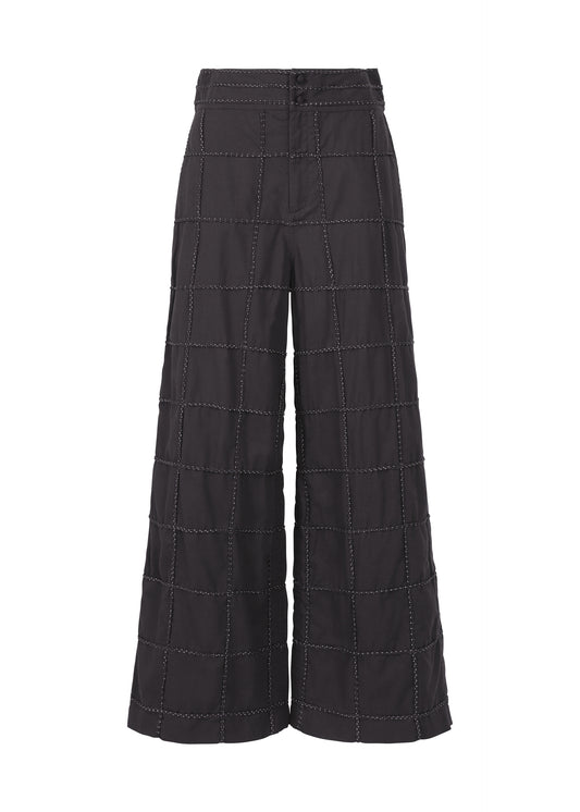 A product shot of the HAAT  GLIMMERED DOT trousers in black (15)