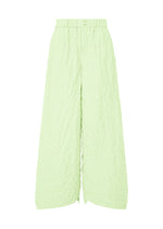 A product shot of the HAAT KUMO trousers in pale green (63).