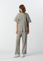 KYO CHIJIMI LIMITED Trousers Grey