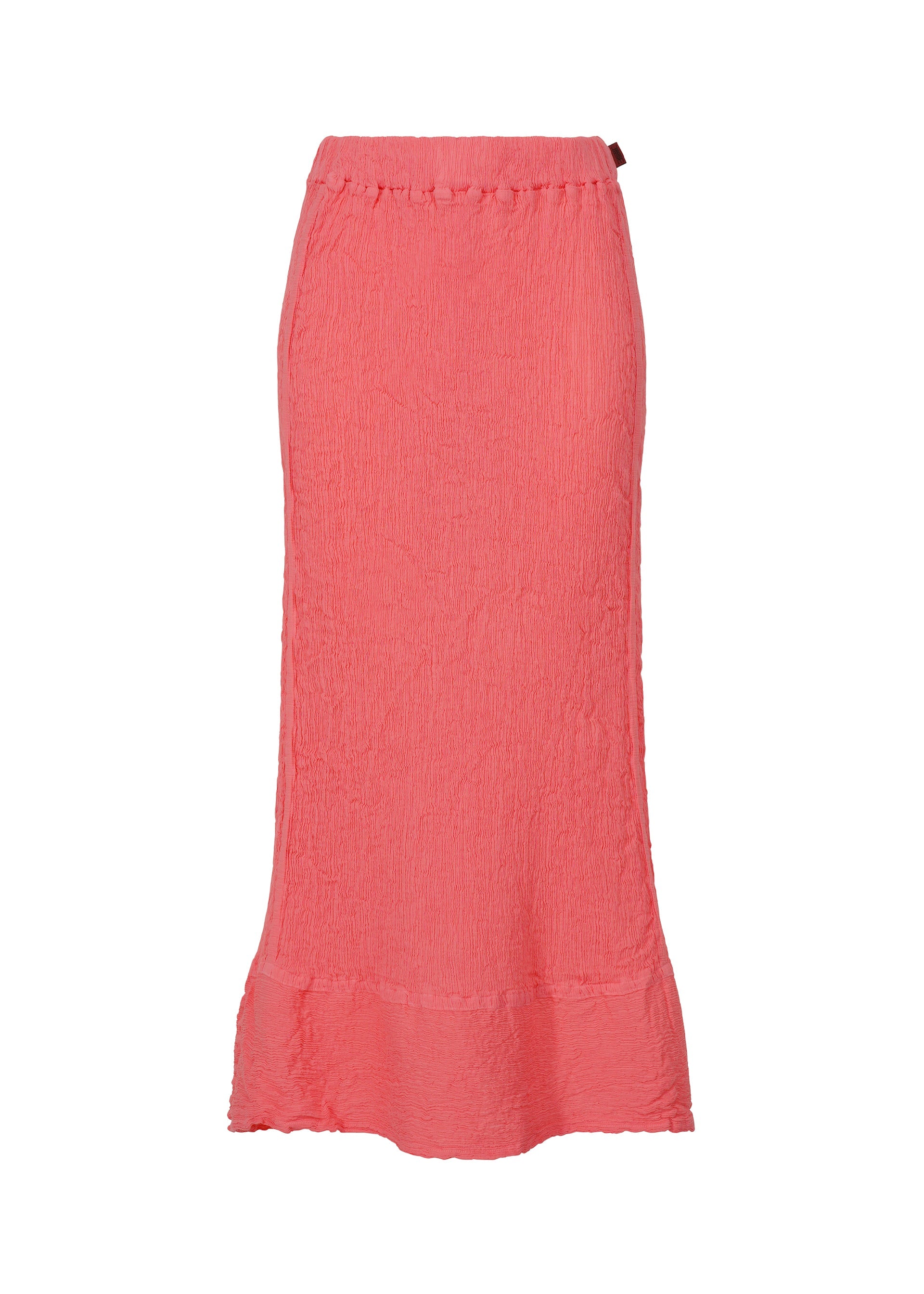 A product shot of the HAAT KYO CHIJIMI JANUARY skirt in pink (22).