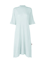 A product shot of the HAAT KYO CHIJIMI MAY dress in light blue (70).